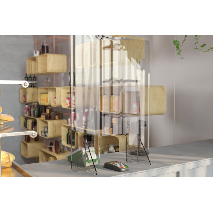 BLNK - Mission Acrylic Free-Standing Register Shield