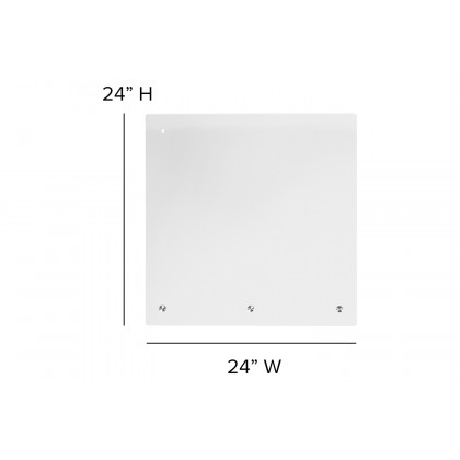 BLNK Mission Acrylic Suspended Register Shield - 24"H x 24"L