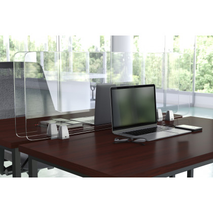 BLNK - Halle Clear Acrylic Desk Partition