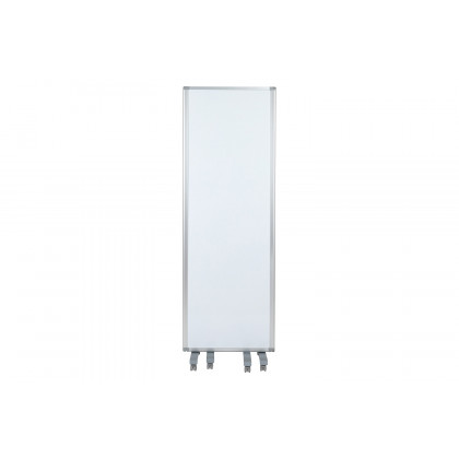 BLNK - Raisley 3 Sections Mobile Magnetic Whiteboard Partition with Lockable Casters