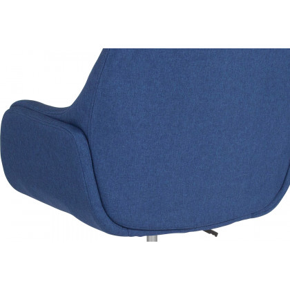 BLNK Rochelle Fabric Mid-Back Home and Office Upholstered Chair - Blue