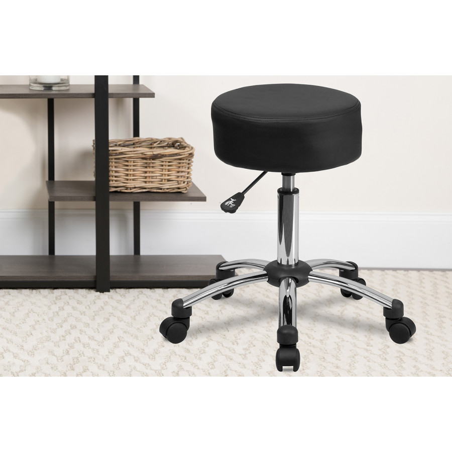 BLNK - Rhonda Medical Ergonomic Stool with Chrome Base