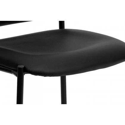 BLNK - Tania Comfort Vinyl Stackable Steel Side Reception Chair