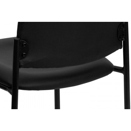 BLNK - Tania Comfort Vinyl Stackable Steel Side Reception Chair