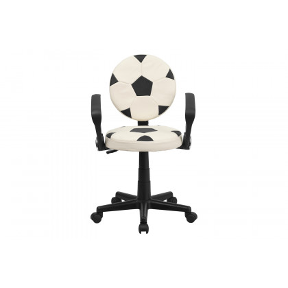 BLNK Billy Soccer Swivel Task Office Chair - with Arms