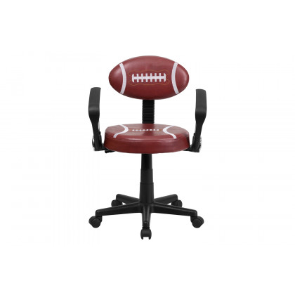 BLNK Preston Football Swivel Task Office Chair - with Arms