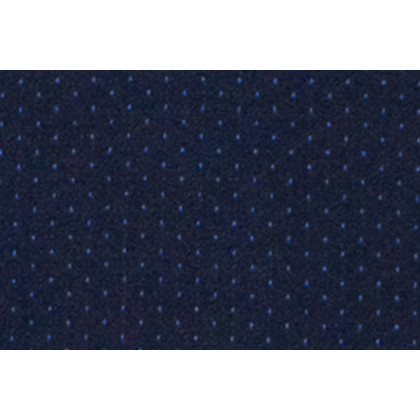 BLNK Bruce Fabric Drafting Chair - Navy Blue Patterned, with Adjustable Arms
