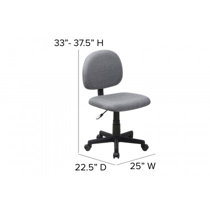 BLNK - Fabric Mid-Back Swivel Task Office Chair