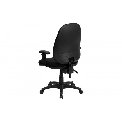 BLNK - Rochelle Fabric High-Back Executive Swivel Ergonomic Office Chair with Adjustable Arms