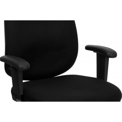 BLNK - Rochelle Fabric High-Back Executive Swivel Ergonomic Office Chair with Adjustable Arms