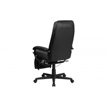 BLNK Robert LeatherSoft High-Back Executive Reclining Ergonomic Swivel Office Chair with Arms - Black