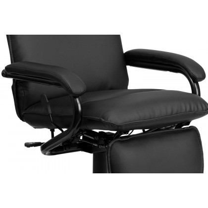 BLNK Robert LeatherSoft High-Back Executive Reclining Ergonomic Swivel Office Chair with Arms - Black