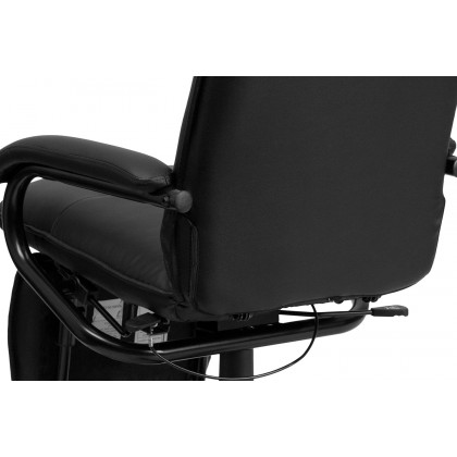 BLNK Robert LeatherSoft High-Back Executive Reclining Ergonomic Swivel Office Chair with Arms - Black