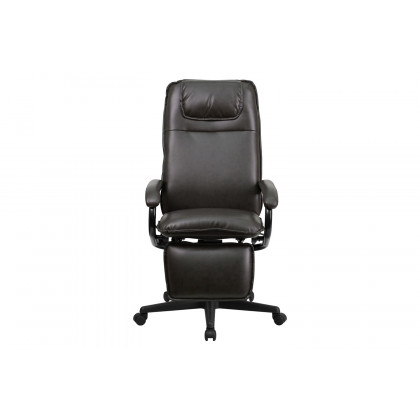 BLNK Robert LeatherSoft High-Back Executive Reclining Ergonomic Swivel Office Chair with Arms - Brown