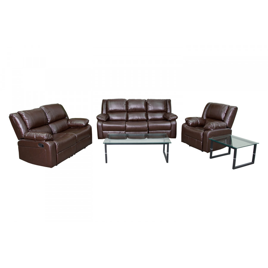 BLNK - Harmony Series LeatherSoft Reclining Sofa Set