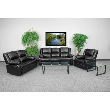 BLNK - Harmony Series LeatherSoft Reclining Sofa Set
