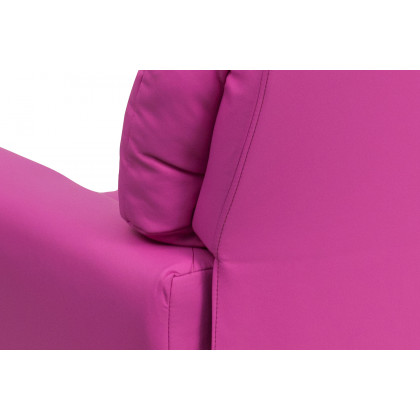 BLNK Chandler Vinyl Contemporary Kids Recliner with Cup Holder - Hot Pink
