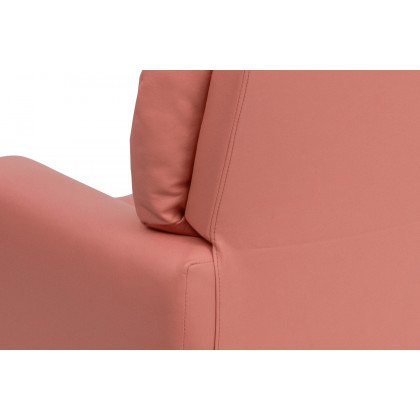 BLNK Chandler Vinyl Contemporary Kids Recliner with Cup Holder - Pink