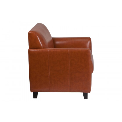 BLNK HERCULES Diplomat Series LeatherSoft Chair - Cognac