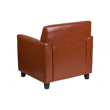 BLNK HERCULES Diplomat Series LeatherSoft Chair - Cognac