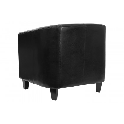 BLNK Katie LeatherSoft Lounge Chair - Black
