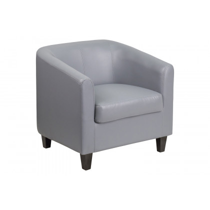 BLNK Katie LeatherSoft Lounge Chair - Gray