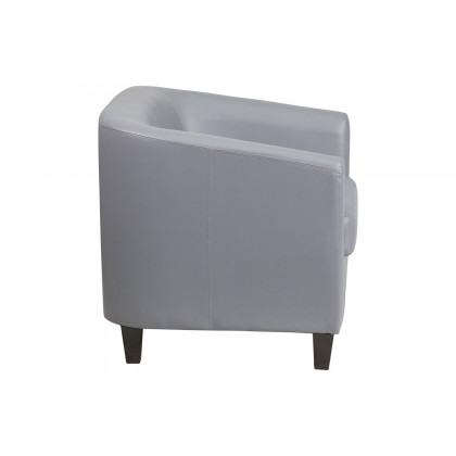 BLNK Katie LeatherSoft Lounge Chair - Gray
