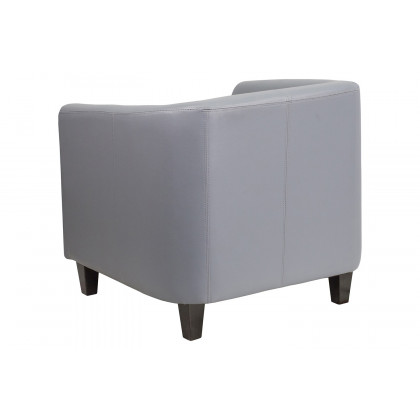 BLNK Katie LeatherSoft Lounge Chair - Gray