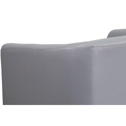 BLNK Katie LeatherSoft Lounge Chair - Gray