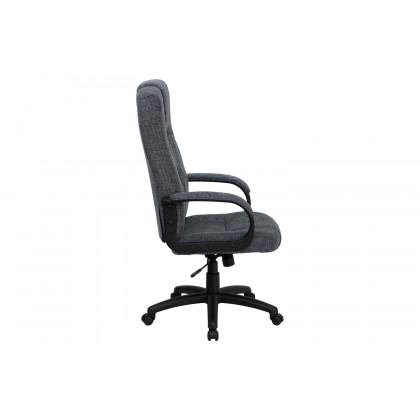 BLNK Rochelle Fabric High-Back Executive Swivel Office Chair with Arms - Gray