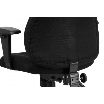 BLNK Hughes Fabric High-Back Multifunction Swivel Ergonomic Task Office Chair - with Adjustable Arms