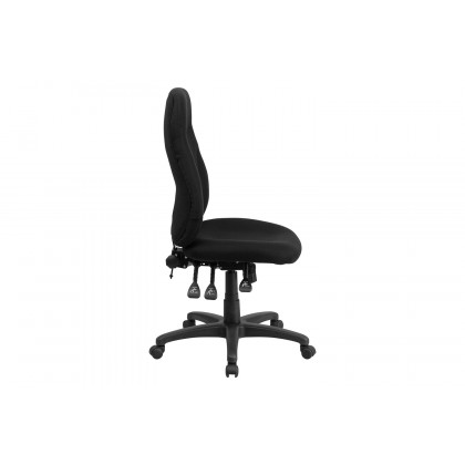 BLNK Hughes Fabric High-Back Multifunction Swivel Ergonomic Task Office Chair