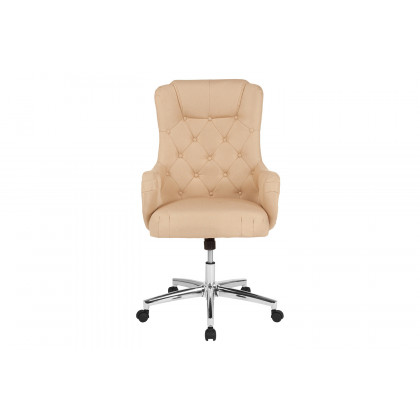 BLNK Chambord Fabric Chambord Home and Office Upholstered High Back Chair - Beige