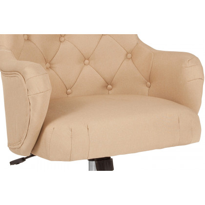 BLNK Chambord Fabric Chambord Home and Office Upholstered High Back Chair - Beige