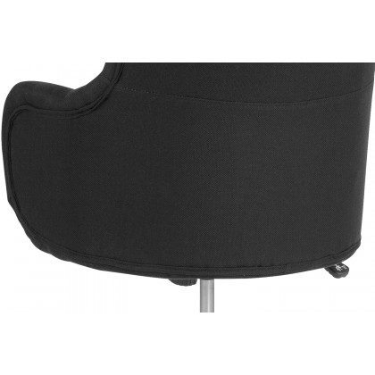 BLNK Chambord Fabric Chambord Home and Office Upholstered High Back Chair - Black