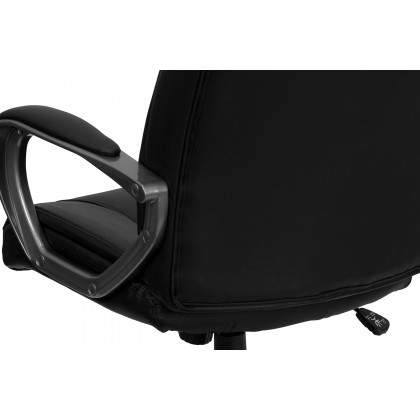 BLNK - Hansel LeatherSoft High-Back Executive Swivel Office Chair with Padded Arms