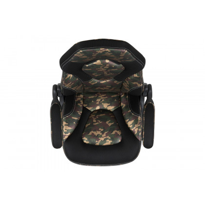 BLNK X10 Gaming Racing Office Ergonomic Computer PC Adjustable Swivel Chair with Flip-up Arms - Camouflage/Black