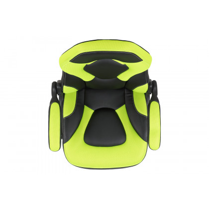 BLNK X10 Gaming Racing Office Ergonomic Computer PC Adjustable Swivel Chair with Flip-up Arms - Neon Green/Black
