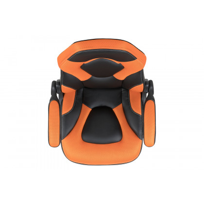 BLNK X10 Gaming Racing Office Ergonomic Computer PC Adjustable Swivel Chair with Flip-up Arms - Orange/Black