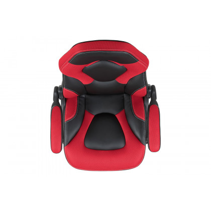 BLNK X10 Gaming Racing Office Ergonomic Computer PC Adjustable Swivel Chair with Flip-up Arms - Red/Black
