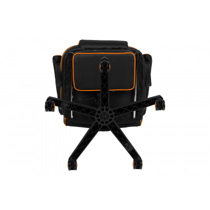 BLNK X40 Gaming Racing Ergonomic Computer Chair with Fully Reclining Back/Arms, Slide-Out Footrest, Massaging Lumbar - Black/Orange
