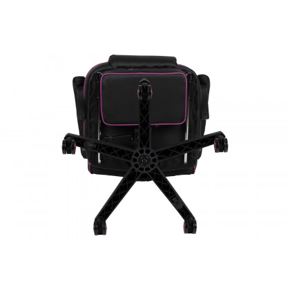 BLNK X40 Gaming Racing Ergonomic Computer Chair with Fully Reclining Back/Arms, Slide-Out Footrest, Massaging Lumbar - Black/Purple