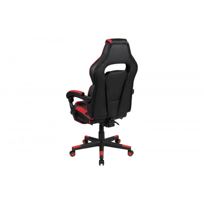 BLNK X40 Gaming Racing Ergonomic Computer Chair with Fully Reclining Back/Arms, Slide-Out Footrest, Massaging Lumbar - Red