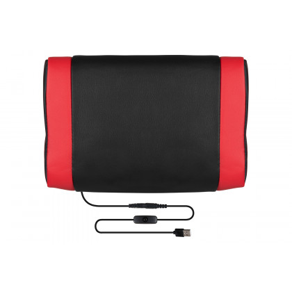 BLNK X40 Gaming Racing Ergonomic Computer Chair with Fully Reclining Back/Arms, Slide-Out Footrest, Massaging Lumbar - Red