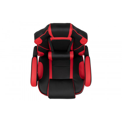 BLNK X40 Gaming Racing Ergonomic Computer Chair with Fully Reclining Back/Arms, Slide-Out Footrest, Massaging Lumbar - Red