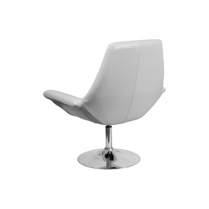 BLNK HERCULES Sabrina Series LeatherSoft Side Reception Chair - White