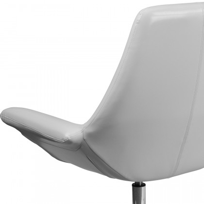 BLNK HERCULES Sabrina Series LeatherSoft Side Reception Chair - White