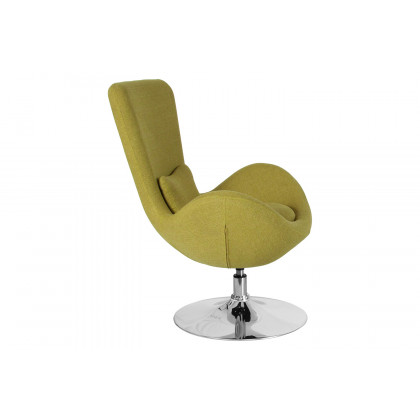 BLNK Egg Series Fabric Side Reception Chair - Green