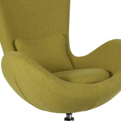 BLNK Egg Series Fabric Side Reception Chair - Green