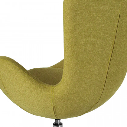 BLNK Egg Series Fabric Side Reception Chair - Green